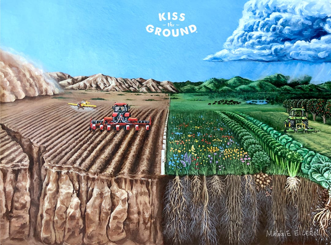 映画「kiss the ground (2020)」：農業が地球を救う　【とてもおすすめ】